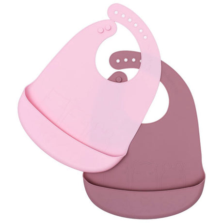 We Might Be Tiny Lyserød & Støvet Rosa 2-Pakning Hakesmekke