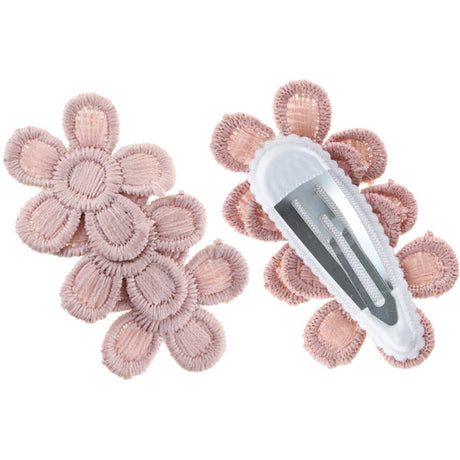 Bow's by Stær Rosa Dahlia hårspenne (2 pakke)