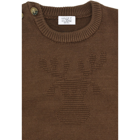 Hust & Claire Brown Stone Perry Moose