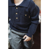 Hust & Claire More Navy Pelle Structure