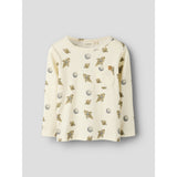 Lil'Atelier Turtledove Space Nmmlayo Geo Ls Slim Topp Lil