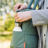 DonebyDeer Green Vattert Pusle Tote Bag