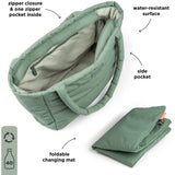 DonebyDeer Green Vattert Pusle Tote Bag