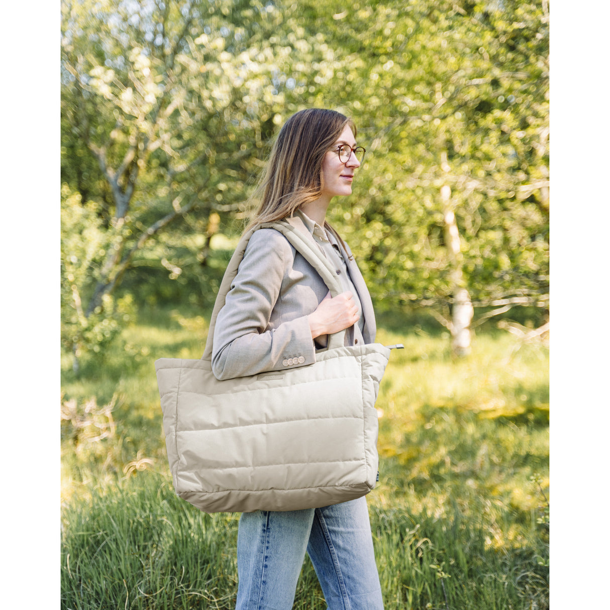 DonebyDeer Sand Vattert Pusle Tote Bag