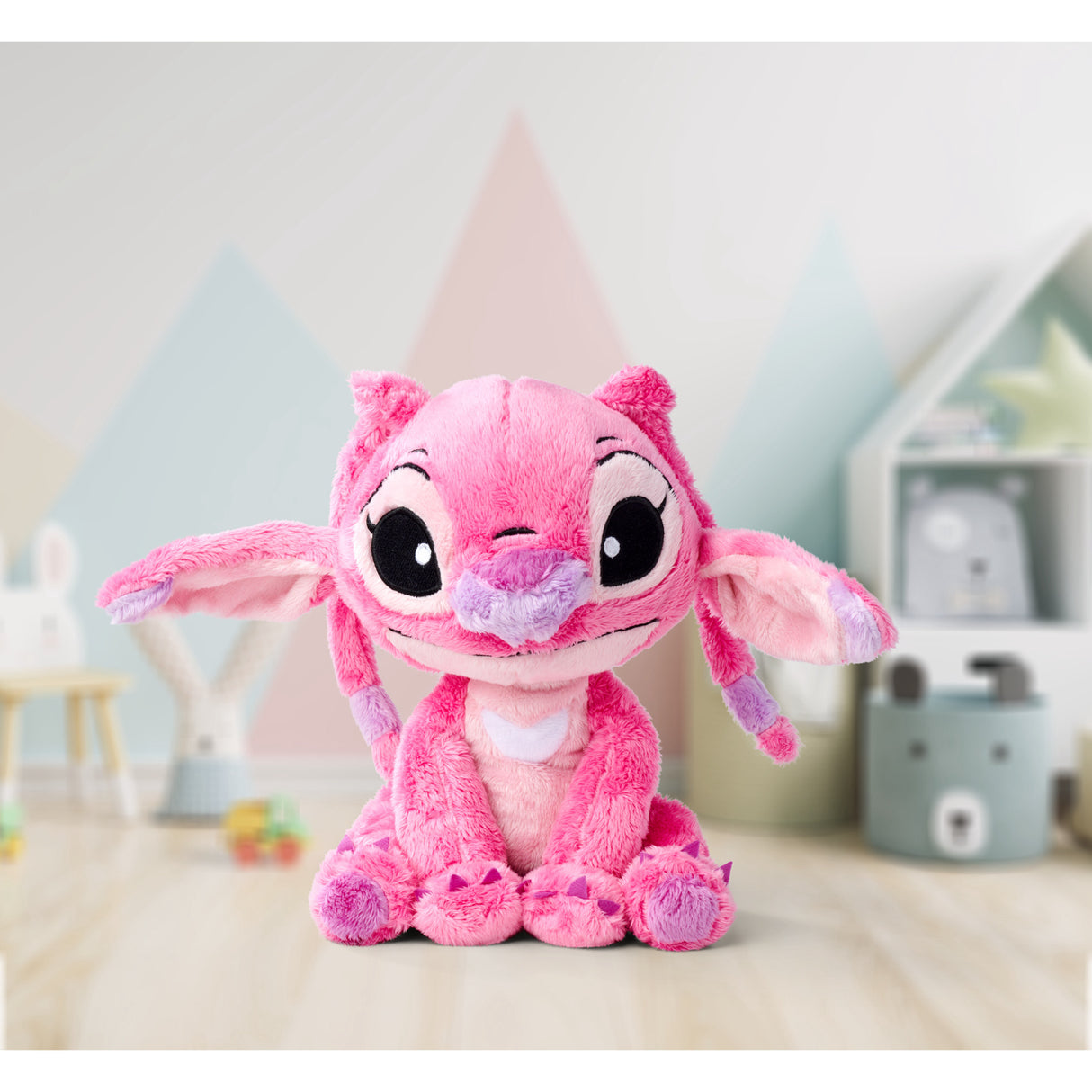 Simba Toys Disney Lilo & Stitch, Angel Teddybjørn (25 Cm)