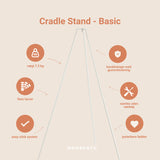 MEMBANTU White Cradle Stand Basic