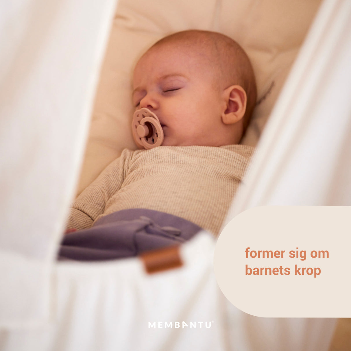 MEMBANTU Sage Green Organic Baby Hammock Basic