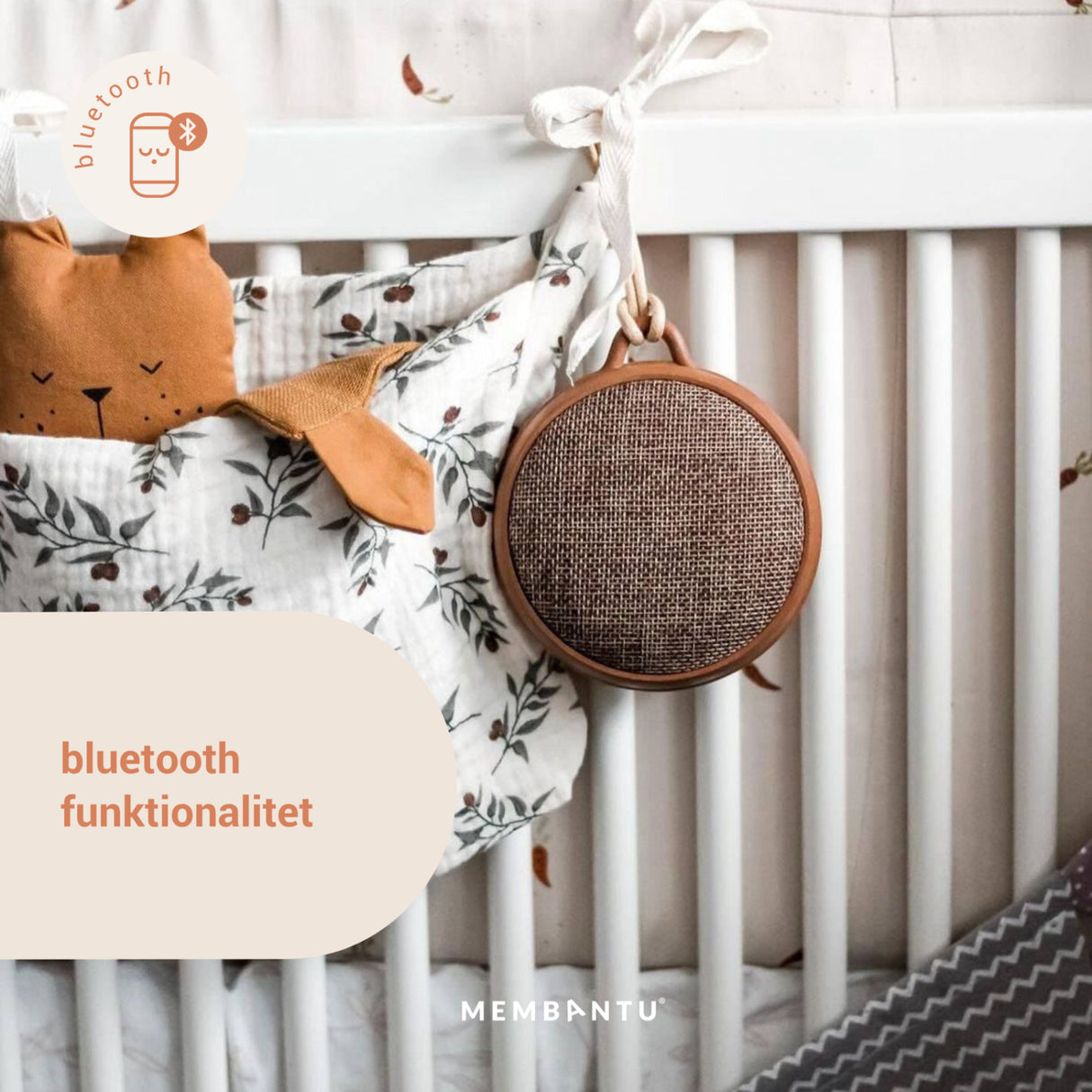 MEMBANTU Wheat White Noise Speaker -Echo01