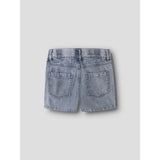 Lil'Atelier Medium Blue Denim Nmmfunda Loose Dnm Shorts 5552-Fd Lil