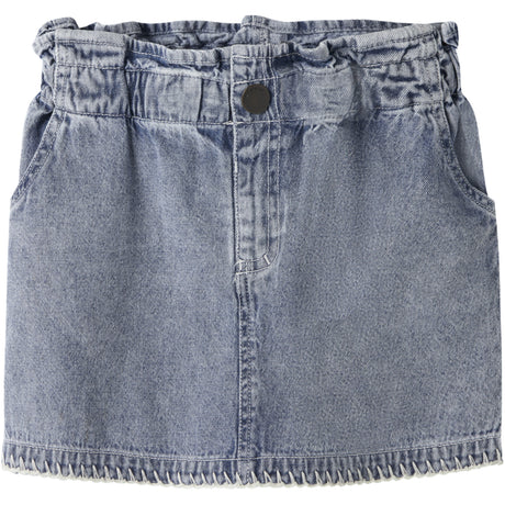 Lil'Atelier Medium Blue Denim Nmffunda Loose Dnm Skjørt 5552-Fd Lil