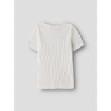 Lil'Atelier Coconut Milk Nmfhaldis Ss Slim Topp Lil