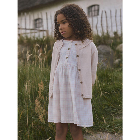 Lil'Atelier Coconut Milk Rose Tan Nmfhedda Sl Kjole Lil