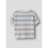 Lil'Atelier Coconut Milk Dusty Blue Nmmhito Ss Loose Strikk Lil