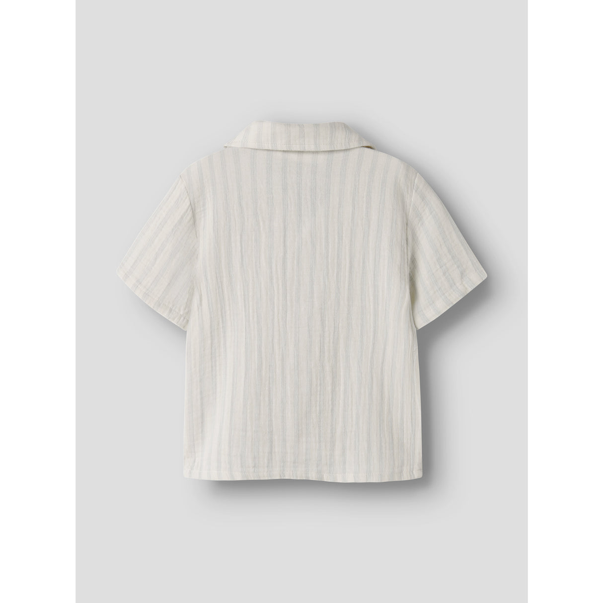 Lil'Atelier Coconut Milk Dusty Blue Nmmhagi Ss Loose Skjorte Lil