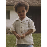 Lil'Atelier Coconut Milk Dusty Blue Nmmhagi Ss Loose Skjorte Lil