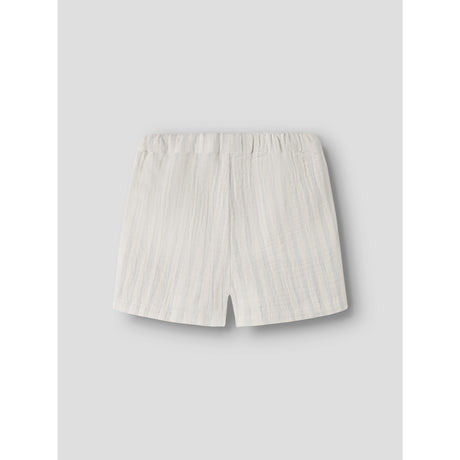 Lil'Atelier Coconut Milk Dusty Blue Nmmhagi Loose Shorts Lil