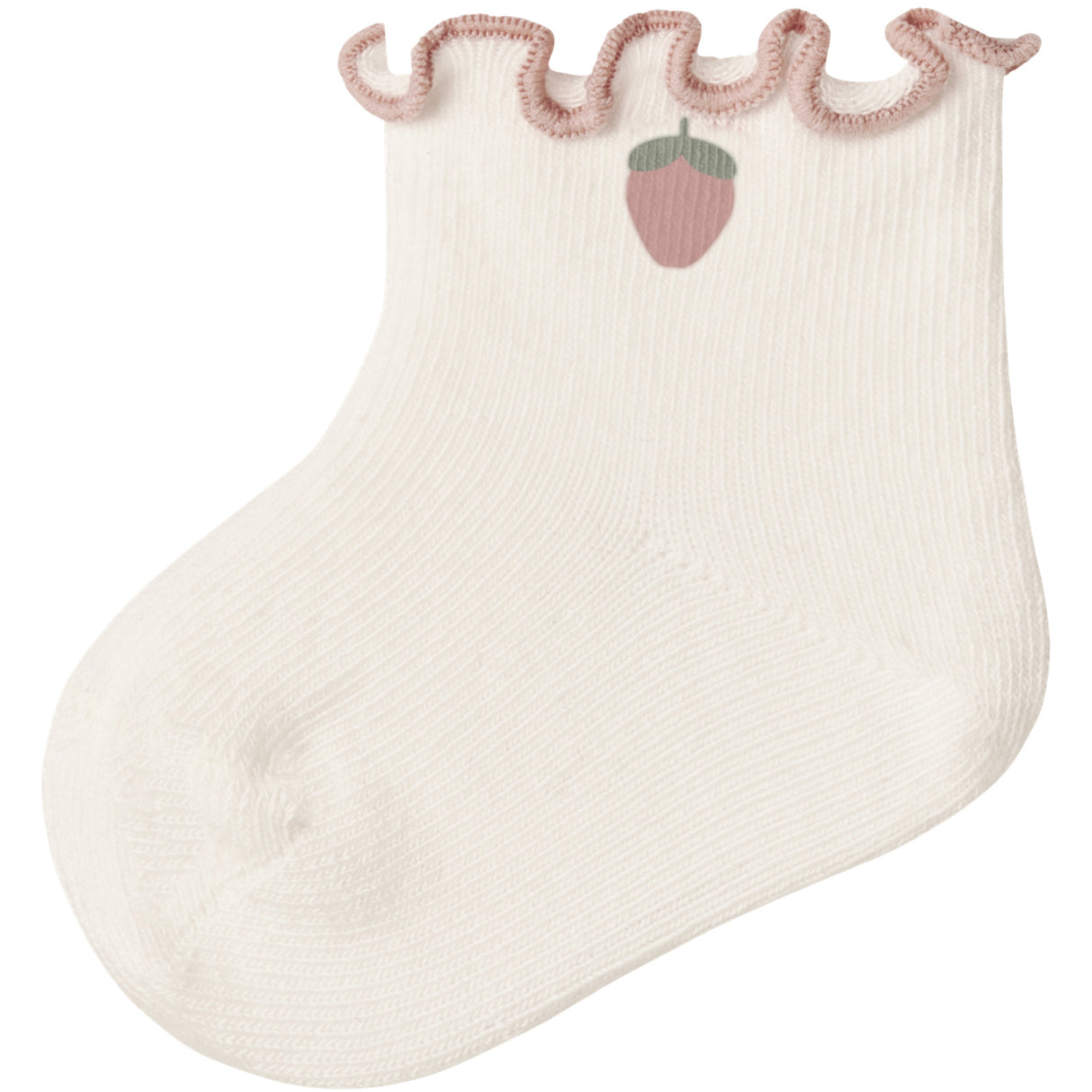 Lil'Atelier Coconut Milk Strawberry Nbffiducia Strømper Lil