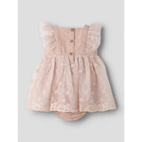 Lil'Atelier Peach Whip Nbffeya Sl Tyll Body Kjole Lil