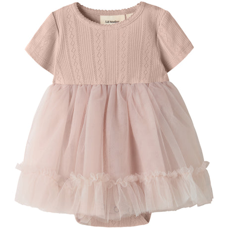 Lil'Atelier Peach Whip Nbffanella Ss Body Tyll Kjole Lil