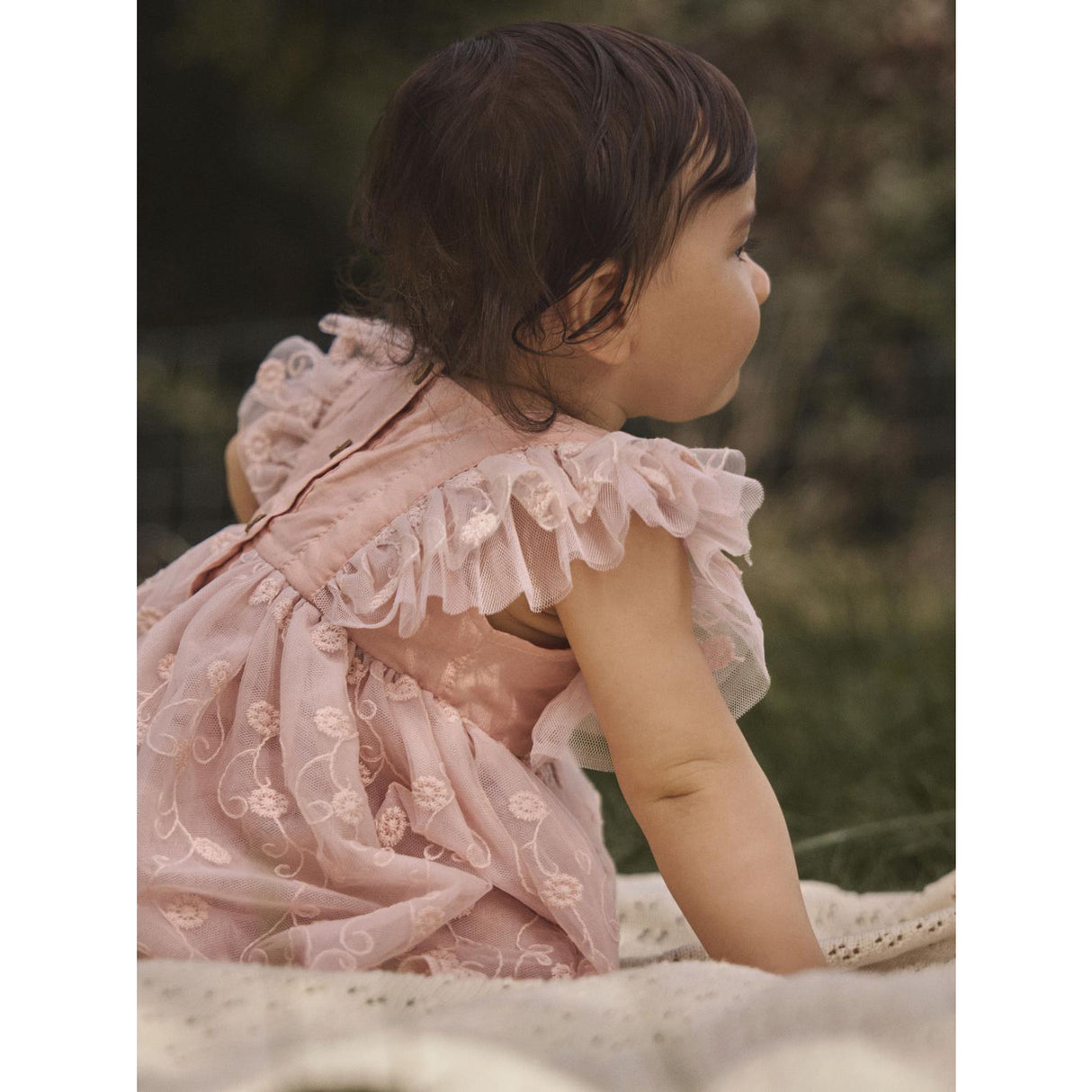 Lil'Atelier Peach Whip Nbffeya Sl Tyll Body Kjole Lil