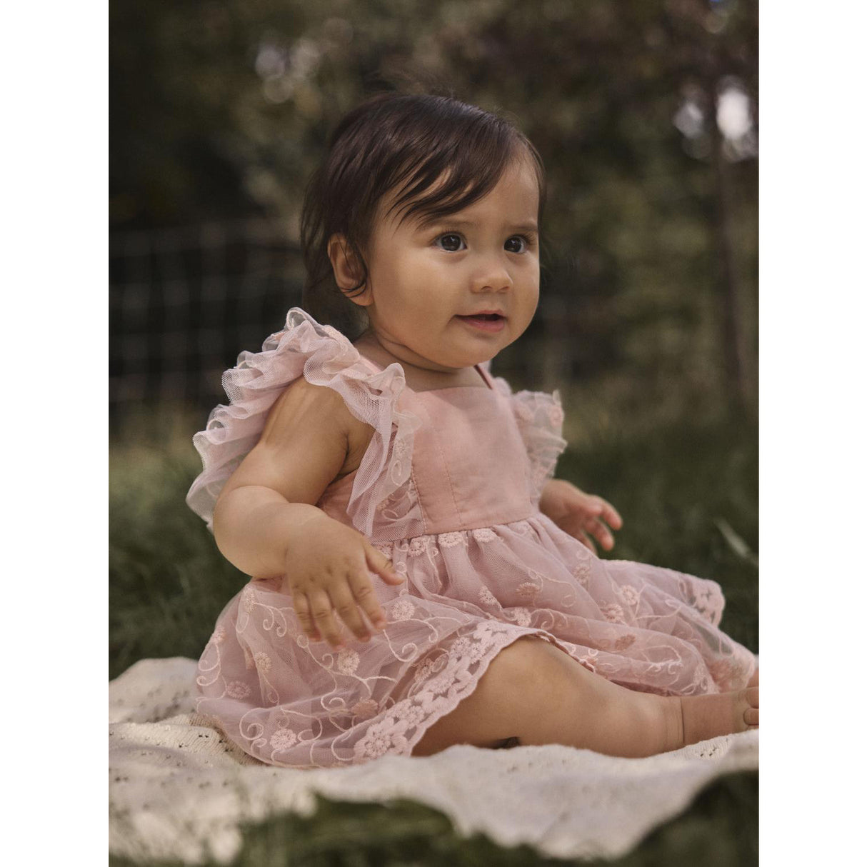 Lil'Atelier Peach Whip Nbffeya Sl Tyll Body Kjole Lil