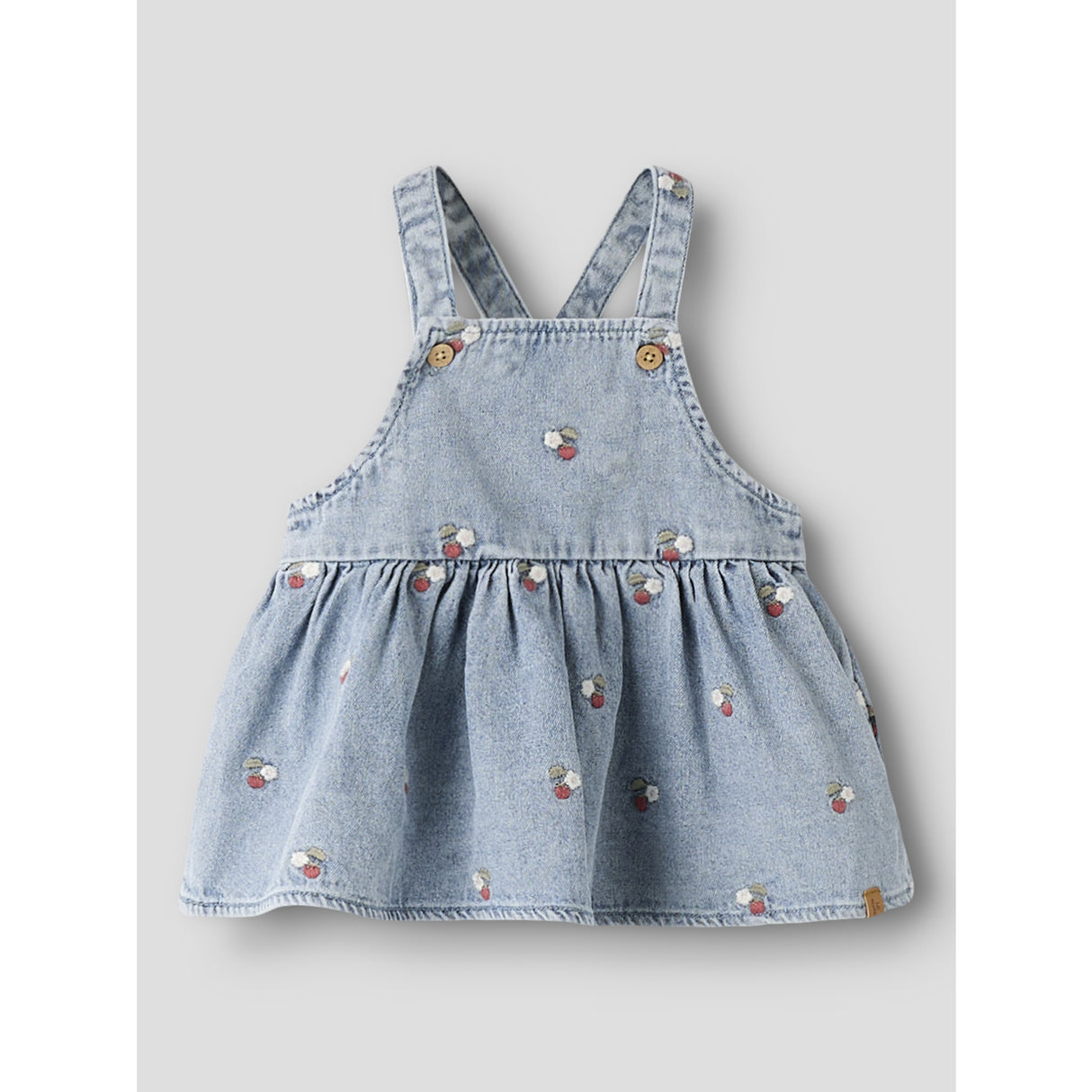 Lil'Atelier Medium Blue Denim Emb Nbffunda Dnm Emb Skirtall 2106-Fd Lil
