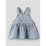 Lil'Atelier Medium Blue Denim Emb Nbffunda Dnm Emb Skirtall 2106-Fd Lil