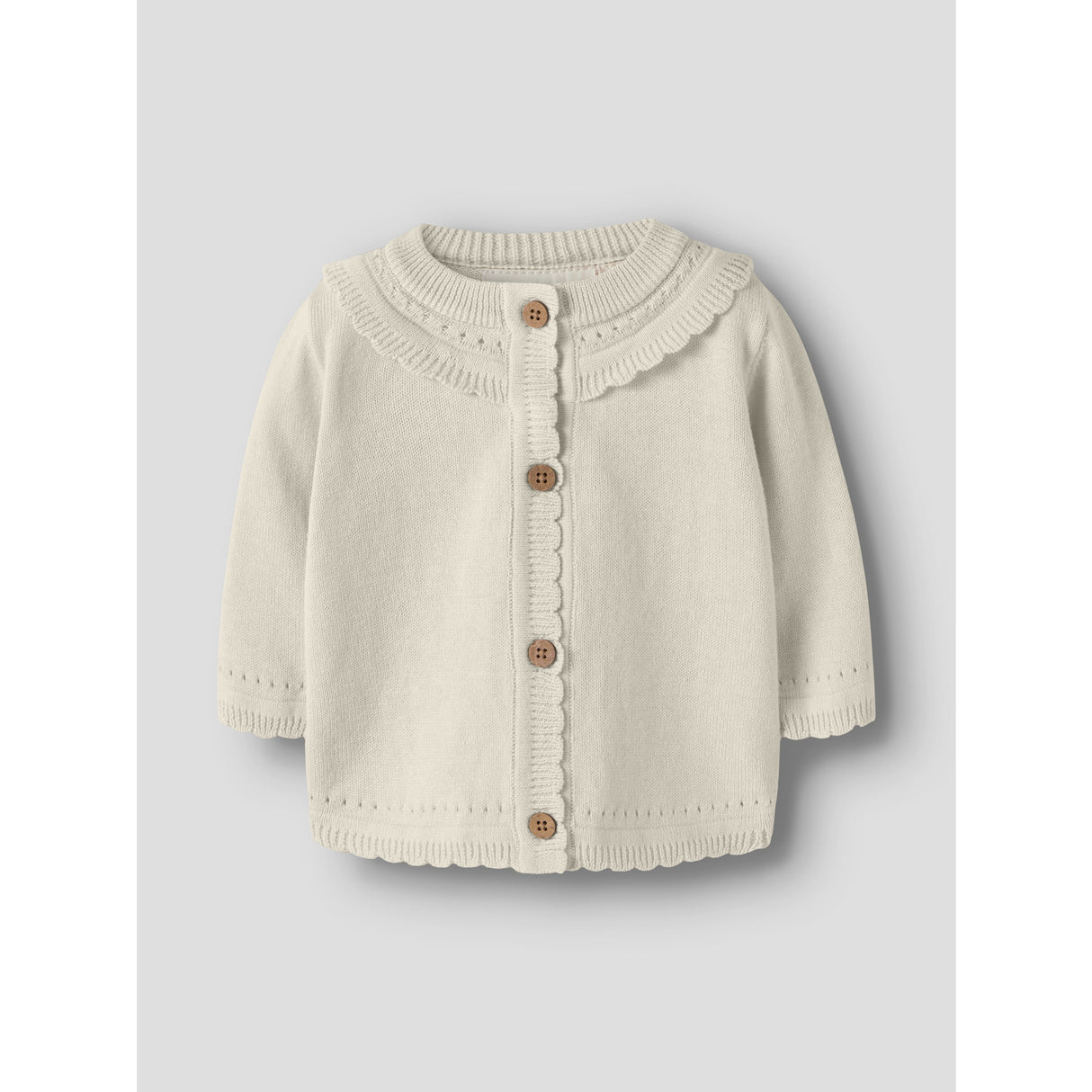 Lil'Atelier Coconut Milk Nbfhao Ls Strikk Card Lil