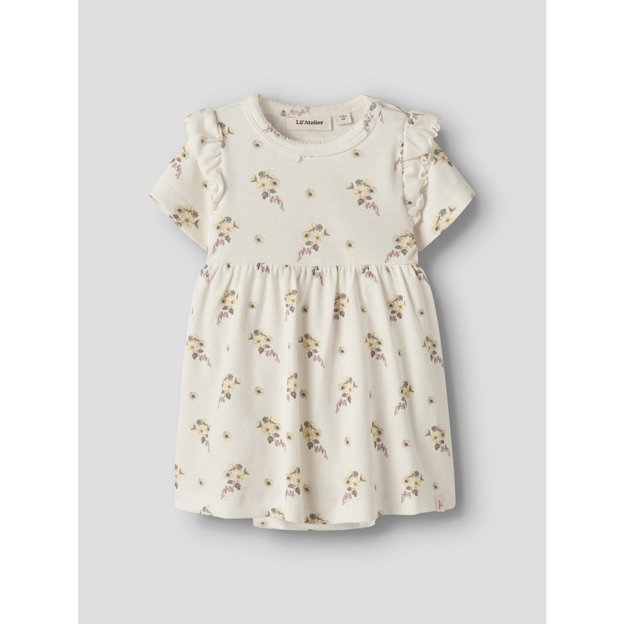 Lil'Atelier Coconut Milk Flower Nbfgayo Sin Ss Body Kjole Lil