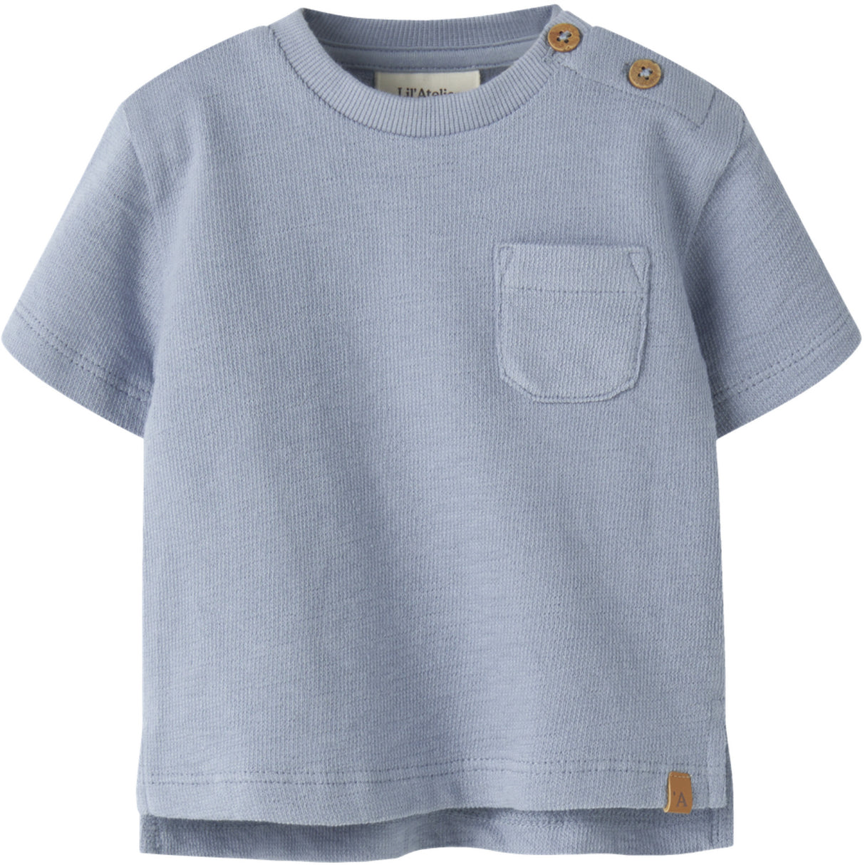 Lil'Atelier Dusty Blue Nbmdias Lop Ss Loose Sweat Lil