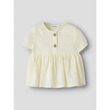 Lil'Atelier Coconut Milk Nbfhosa Ss Loose Skjorte Lil
