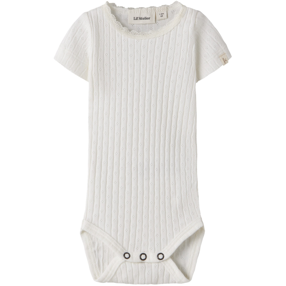 Lil'Atelier Coconut Milk Nbfhaldis Ss Slim Body Lil