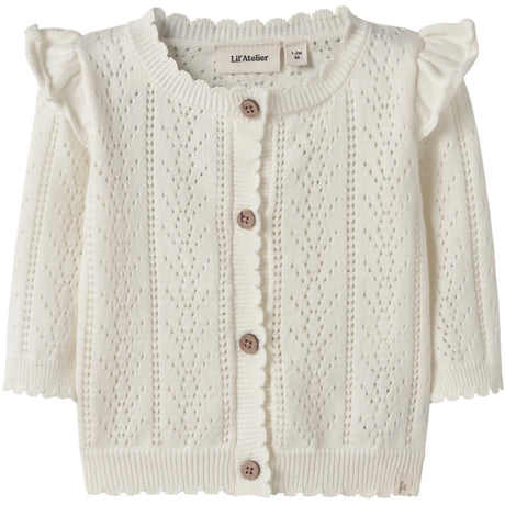 Lil'Atelier Coconut Milk Nbfjela Ls Strikk Card Lil