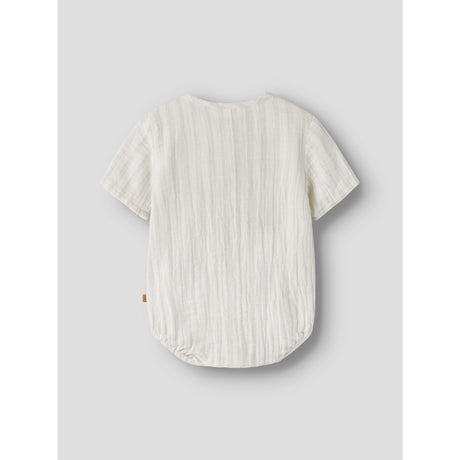 Lil'Atelier Coconut Milk Dusty Blue Nbmhagi Ss Loose Skjorte Body Lil
