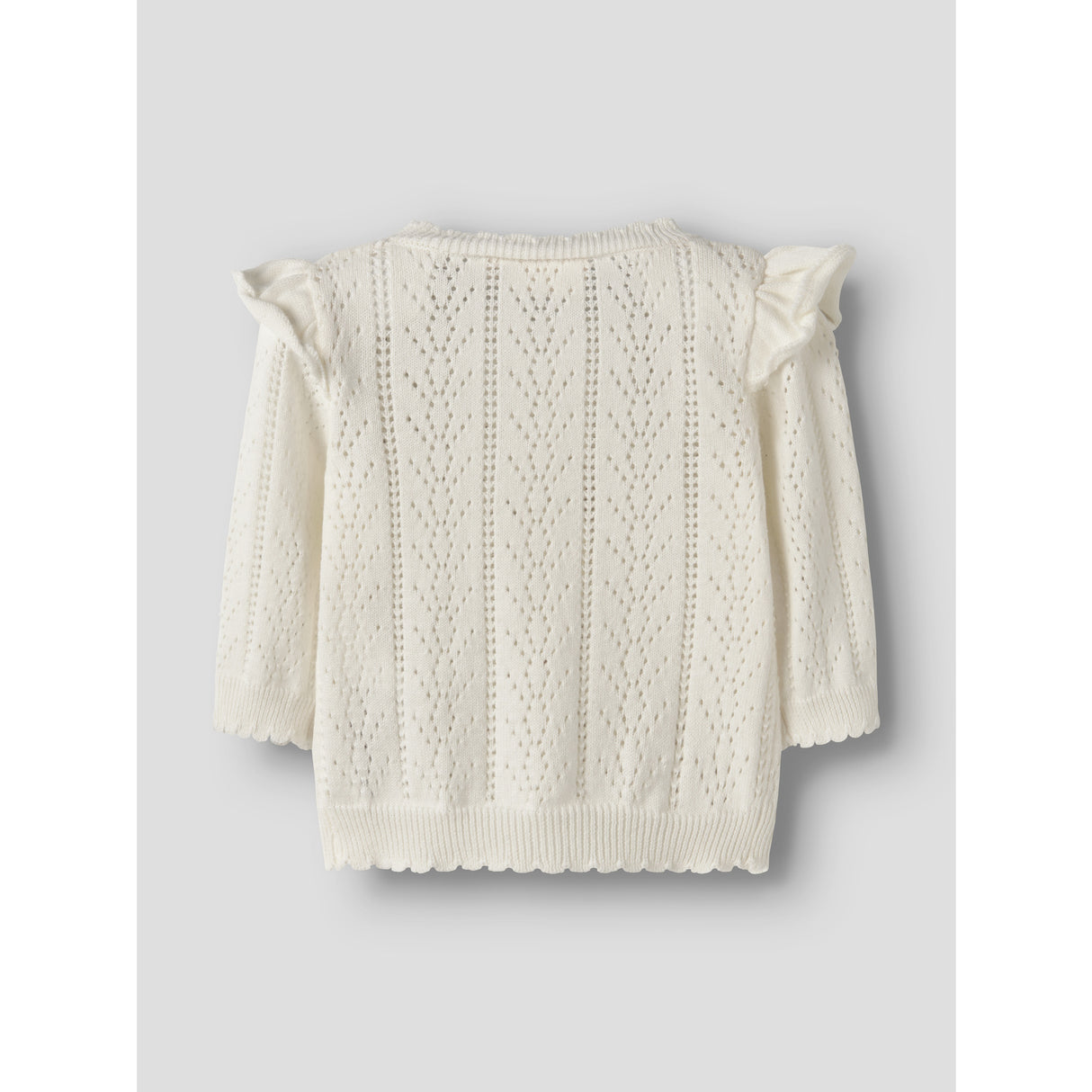 Lil'Atelier Coconut Milk Nbfjela Ls Strikk Card Lil