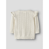 Lil'Atelier Coconut Milk Nbfjela Ls Strikk Card Lil
