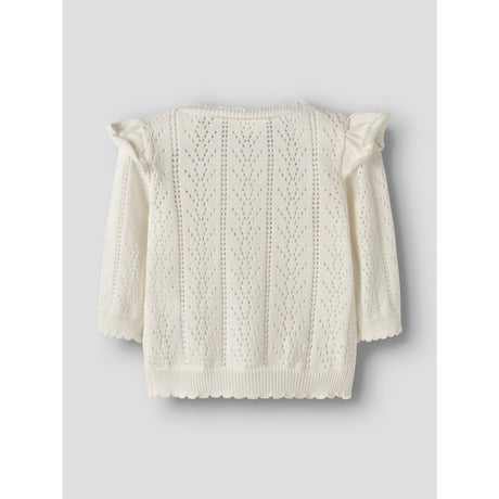 Lil'Atelier Coconut Milk Nbfjela Ls Strikk Card Lil