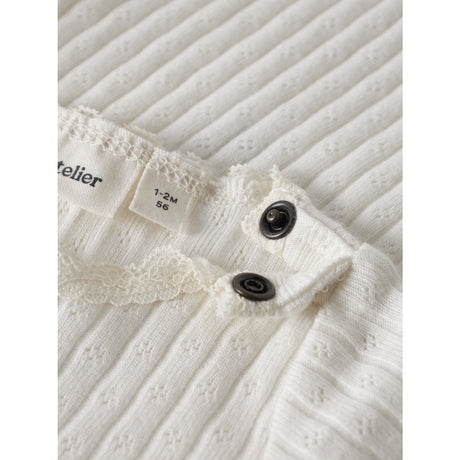 Lil'Atelier Coconut Milk Nbfhaldis Ss Slim Body Lil