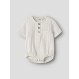 Lil'Atelier Coconut Milk Dusty Blue Nbmhagi Ss Loose Skjorte Body Lil