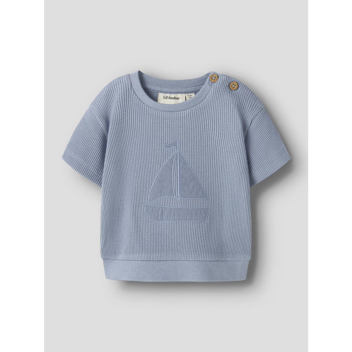 Lil'Atelier Dusty Blue Nbmharun Ss Loose Sweat Lil