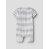 Lil'Atelier Coconut Milk Dusty Blue Nbmhaldur Ss Loose Kort Drakt Lil