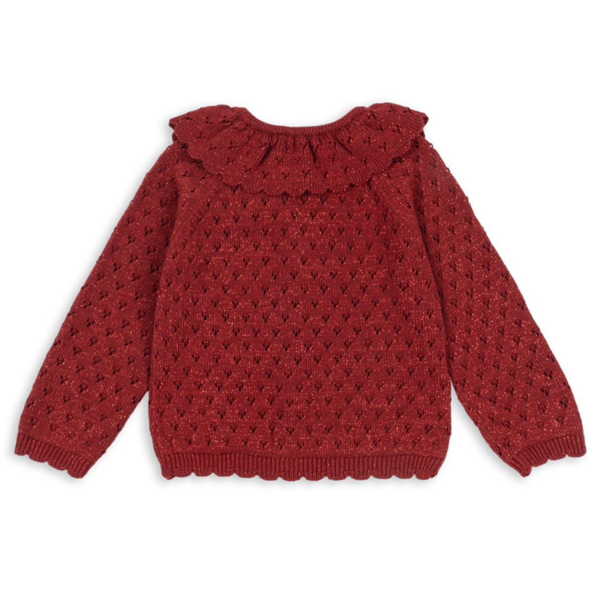 Konges Sløjd Red Dahlia Holiday Strikk Cardigan