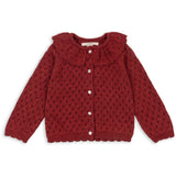 Konges Sløjd Red Dahlia Holiday Strikk Cardigan