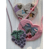 Konges Sløjd Amarena Beaded Heart Veske