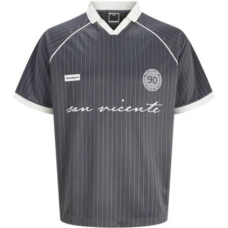 Jack & Jones Junior Asphalt Jcoeterna Football Polo Ss Sa26 Sn Jnr