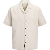 Jack & Jones Junior Moonbeam Jjglobal Waffle Resort Skjorte Ss Mp Jnr