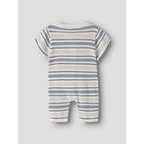 Lil'Atelier Coconut Milk Dusty Blue Nbmhito Ss Strikk Drakt Lil