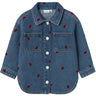 Name It Medium Blue Denim Lady Bug Nmfnina Emb Denim Jakke 3285-Za D
