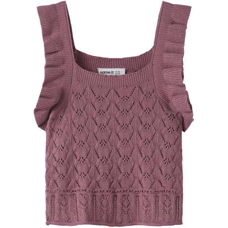 Name It Mesa Rose Nmfholga Sl Strikk Topp