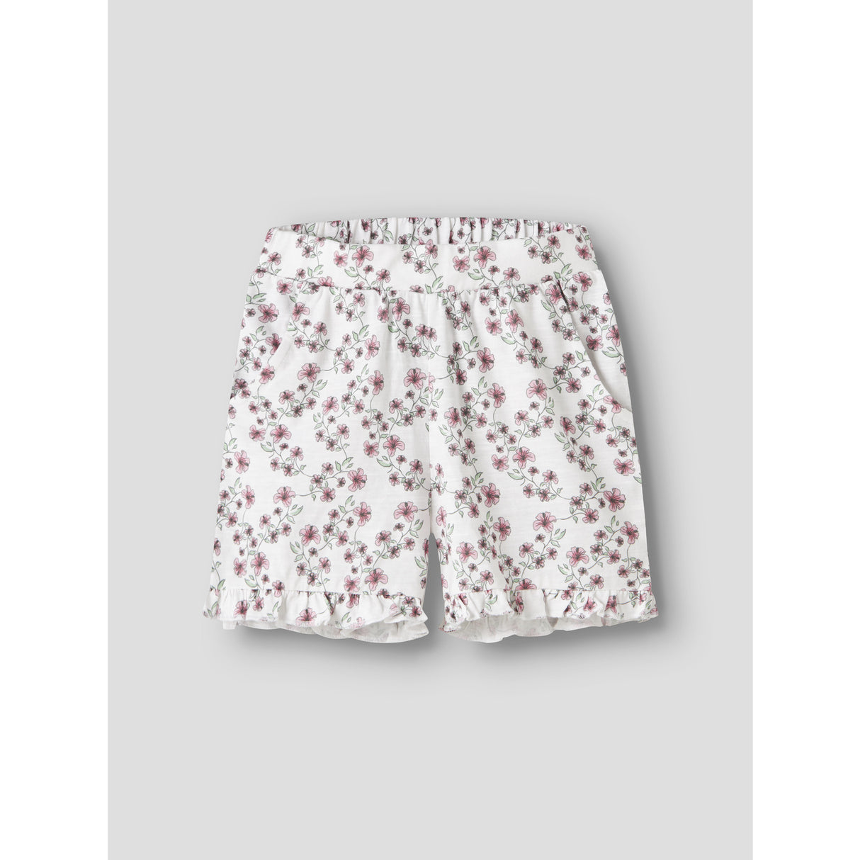 Name It Bright White Nmfhailedo Shorts